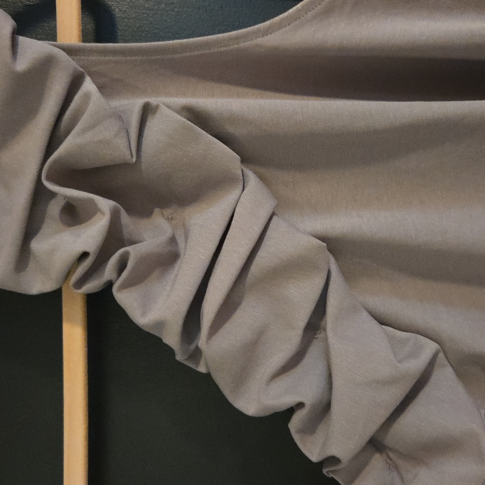 Express One Shoulder Ruffled Top - Picture 2 of 3